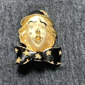 Clown brooch